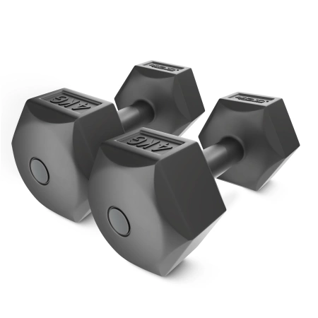 Gantere bituminoase pentru exerciții 2 x 4 kg
