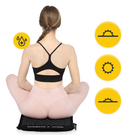 Covoraș de presopunctură ECO cu coji de hrișcă și nucă de cocos