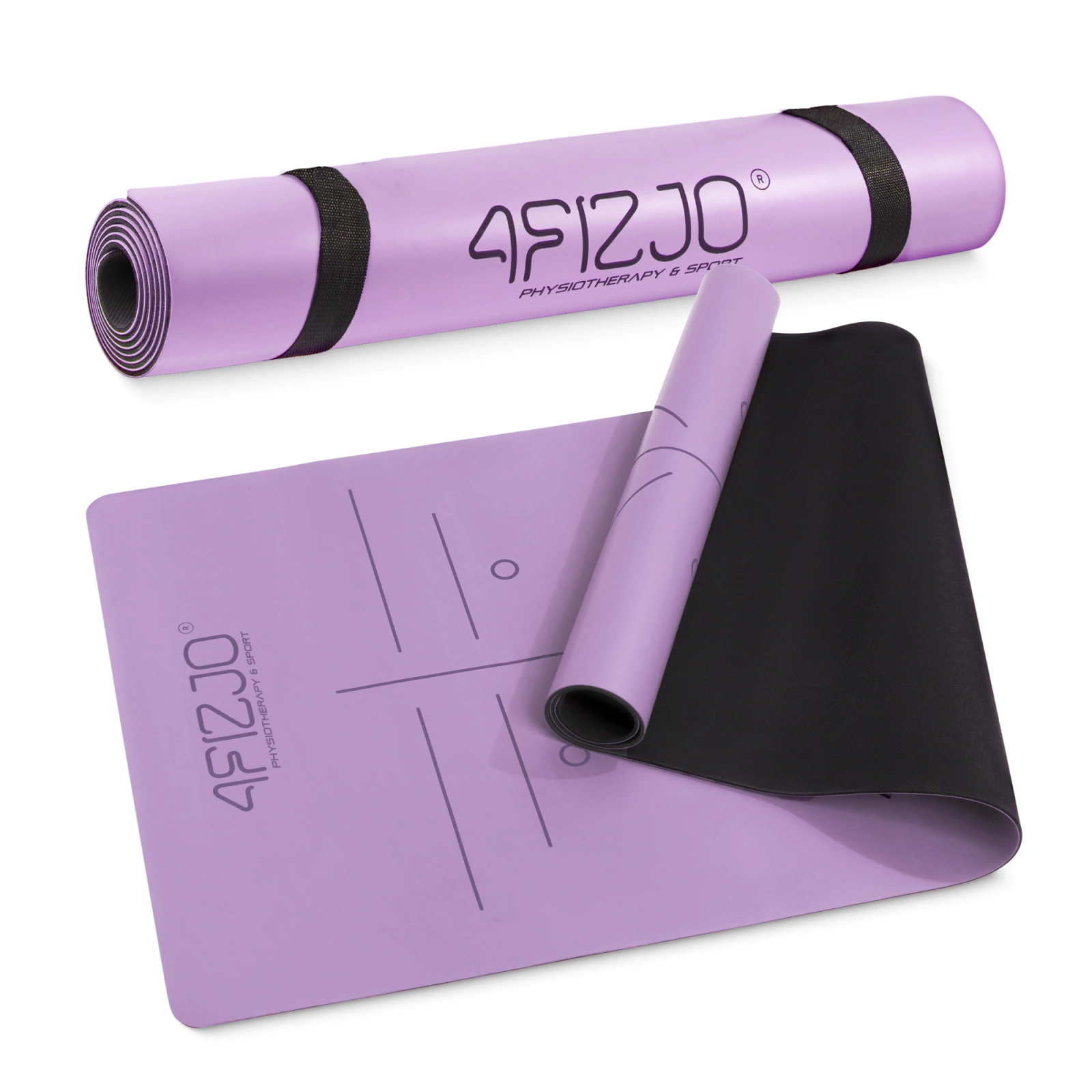 Covor de exerciții din cauciuc antiderapant de 4 mm