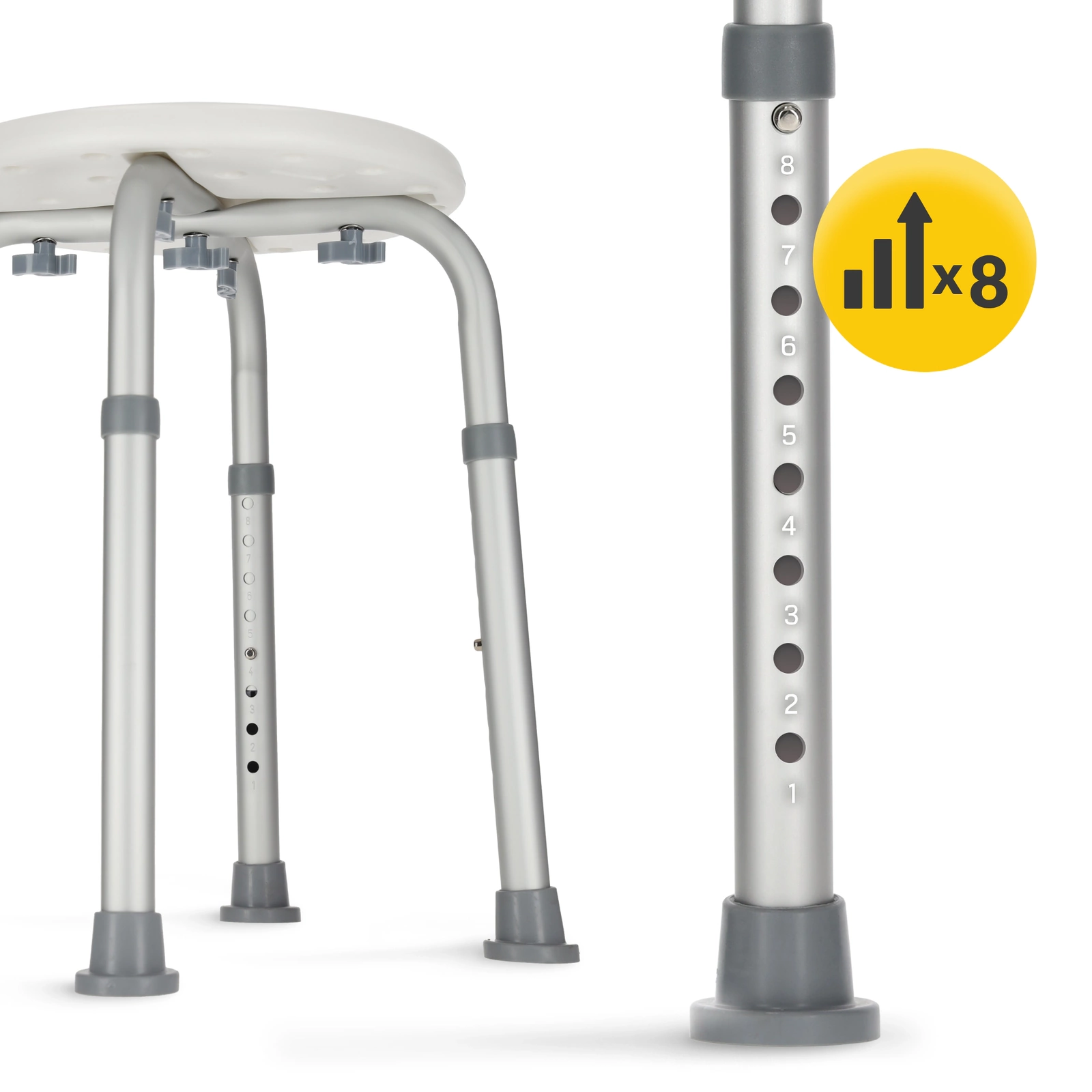 Taburet de duș pivotant