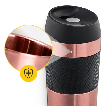 Cana termică Mountain Goat TRAVEL 450 ml roz