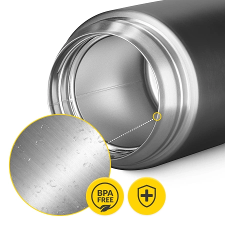 Termos pentru prânz din oțel inoxidabil 720 ml argintiu