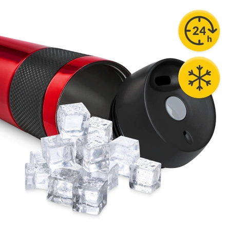 Cana termică Mountain Goat TRAVEL 450 ml roșie