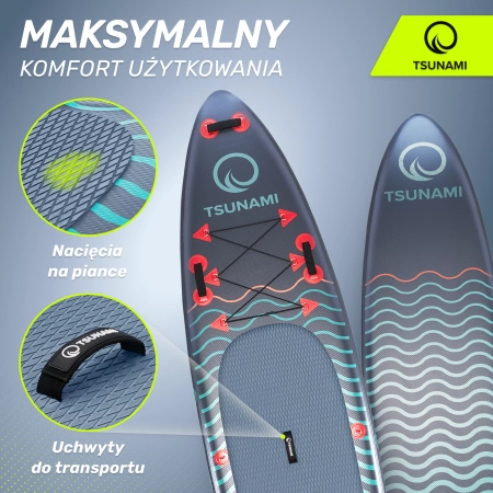 Placă SUP TSUNAMI Paddle Board 350 cm T03