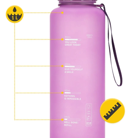 Sticlă sport de apă 1000 ml