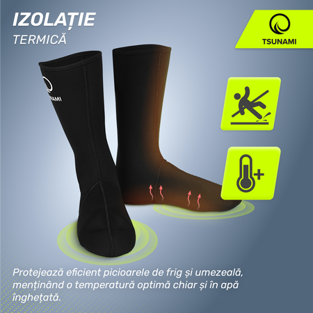 Șosete din neopren pentru înot de iarnă 44/45