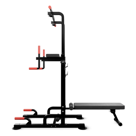 Bară multifuncțională pentru tracțiuni cu tijă și bancă PRO+