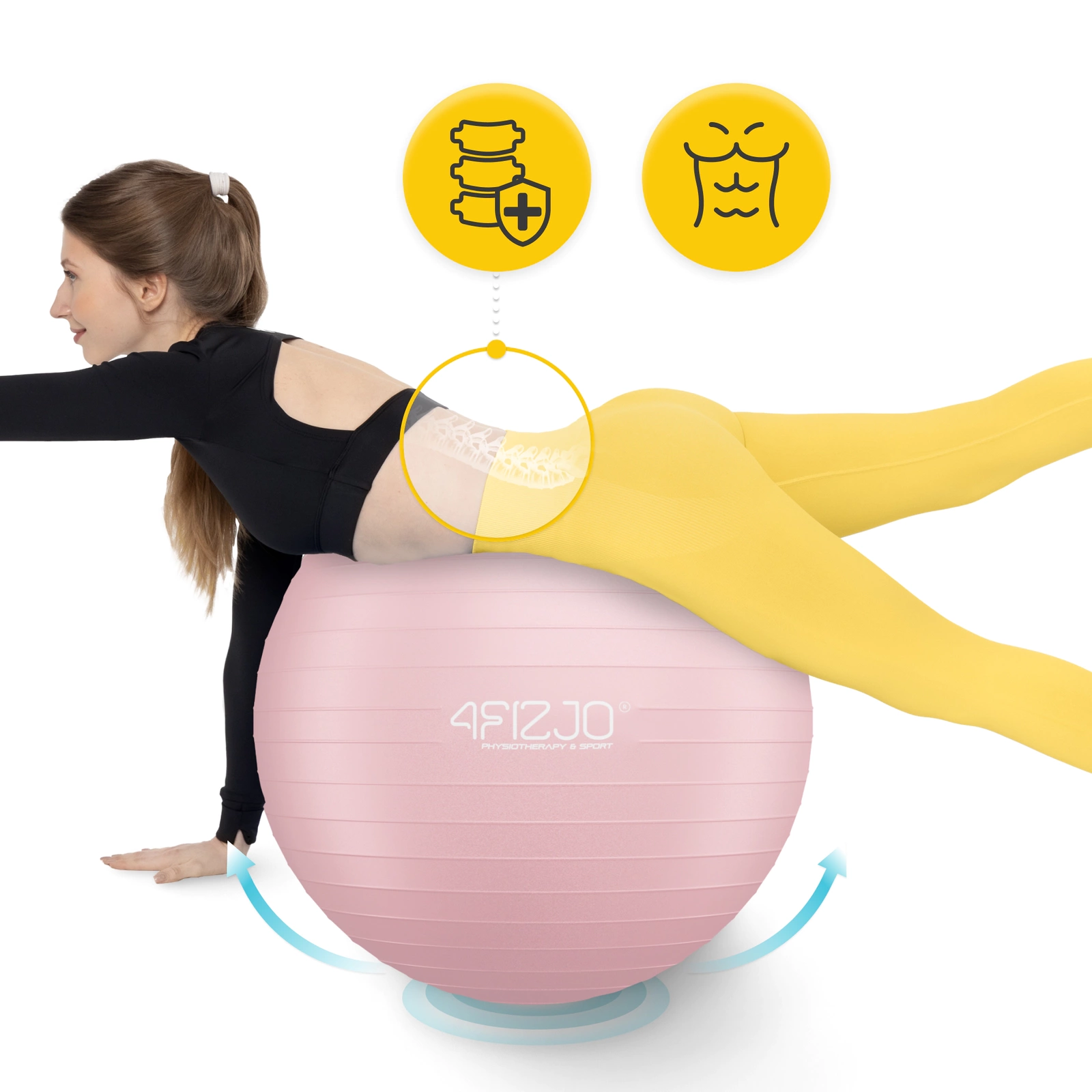 Minge de gimnastică gonflabilă 85 cm