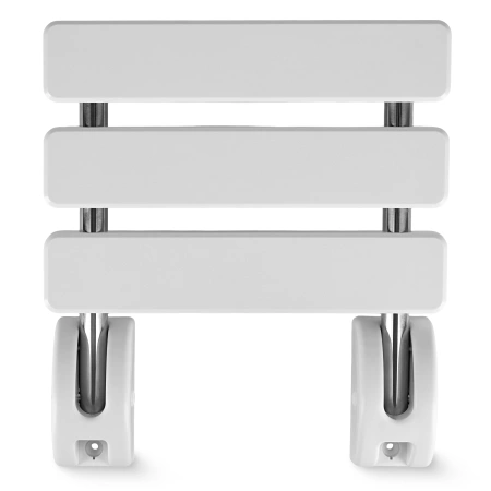 Scaun pliant de baie, montat pe perete