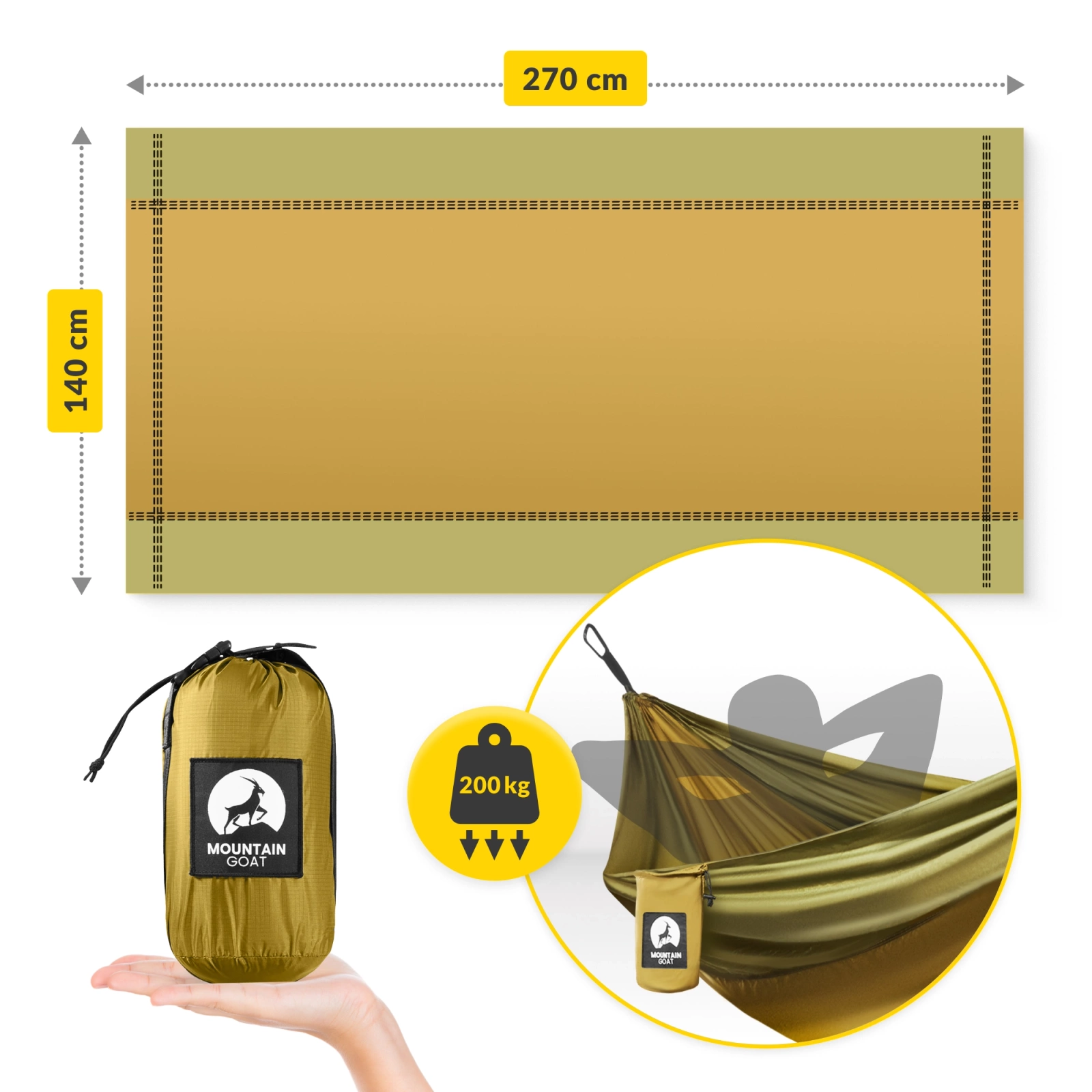  Hamac turistic pentru o persoană