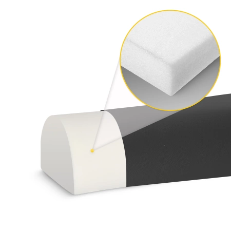 Semi-rolă de reabilitare, formă pentru masaj