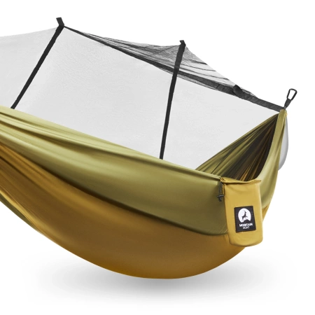 Hamac de călătorie pentru o singură persoană cu plasă de țânțari