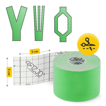 Bandă kinesiologică, Kinesio Tape, 5 cm x 5 m