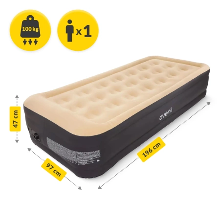 Saltea gonflabilă Avenli pentru o persoană 196 x 97 x 47 cm