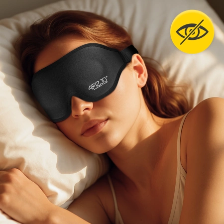 Mască de dormit 3D din mătase