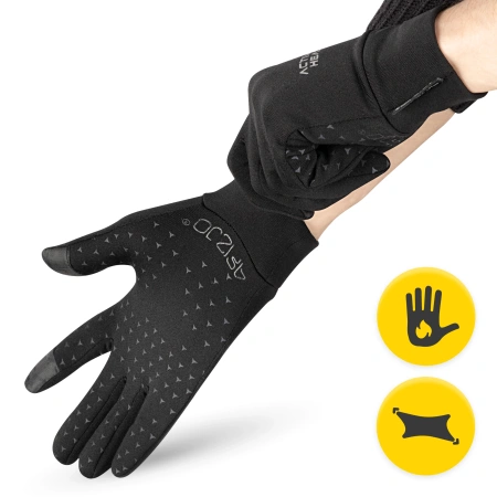 Mănuși termice - mărime L/XL, negru