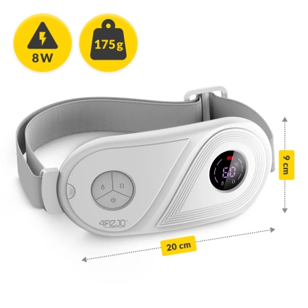 Centură menstruală încălzitoare pentru dureri menstruale – alb