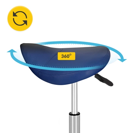 Scaun pivotant de tip șa pentru masaj ERGO