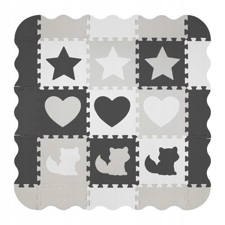 PIANKOWA MATA EDUKACYJNA PUZZLE KSZTAŁTY 3D KOJEC Płeć Chłopcy Dziewczynki