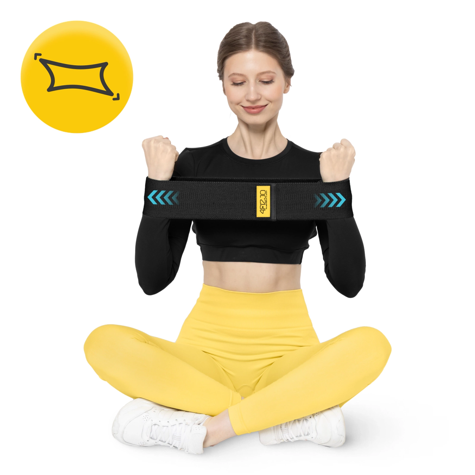 Bandă Textilă de Rezistență HIP BAND 15-20 kg