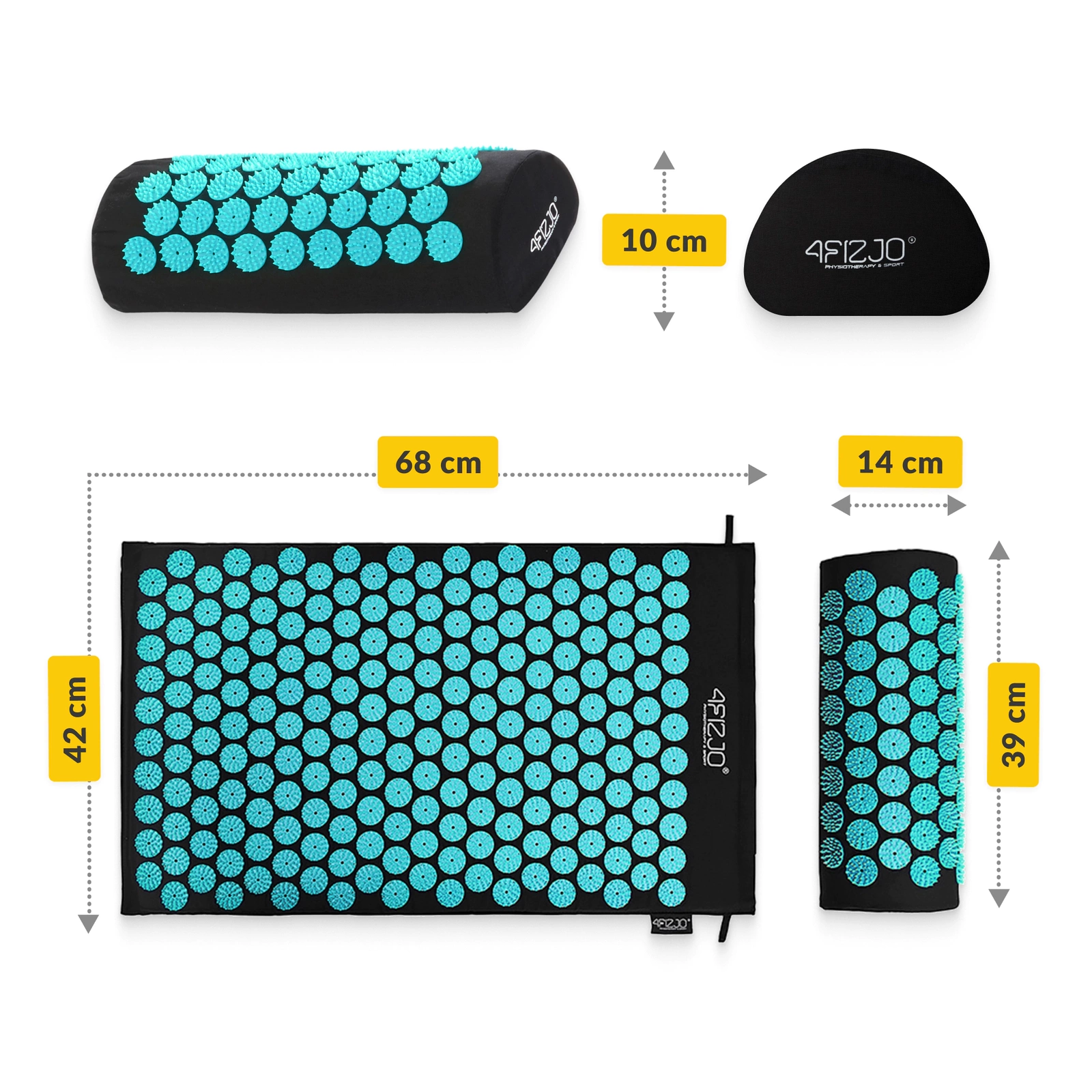 Saltea de acupunctură cu pernă clasică