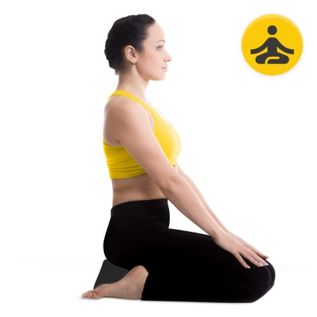 Perna de yoga Zafu rotundă