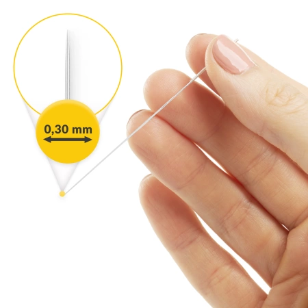 Ace de acupunctură cu ghid 100 buc. 0,3 x 100 mm