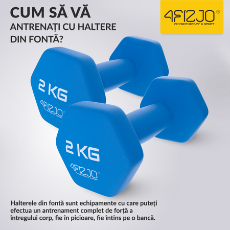 Haltere clasice 2 x 2 kg