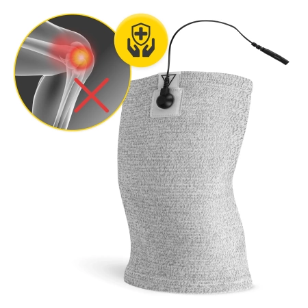 Bandă conductoare pentru electrostimularea genunchiului