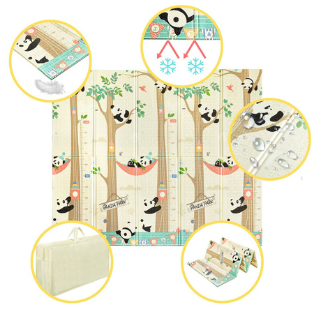 Covoraș educațional pliabil XXL - „PANDELE ȘI INDIENII”