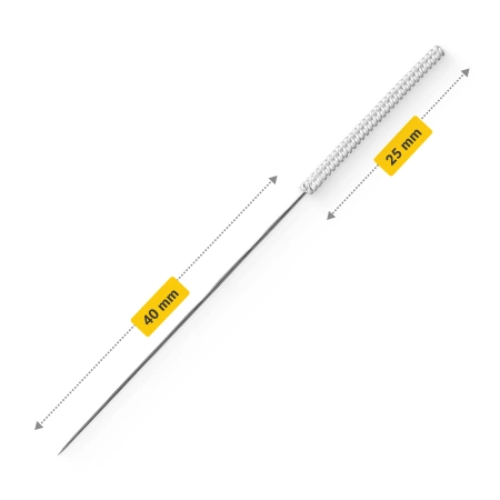 Ace de acupunctură cu ghid 100 buc. 0,25 x 40 mm