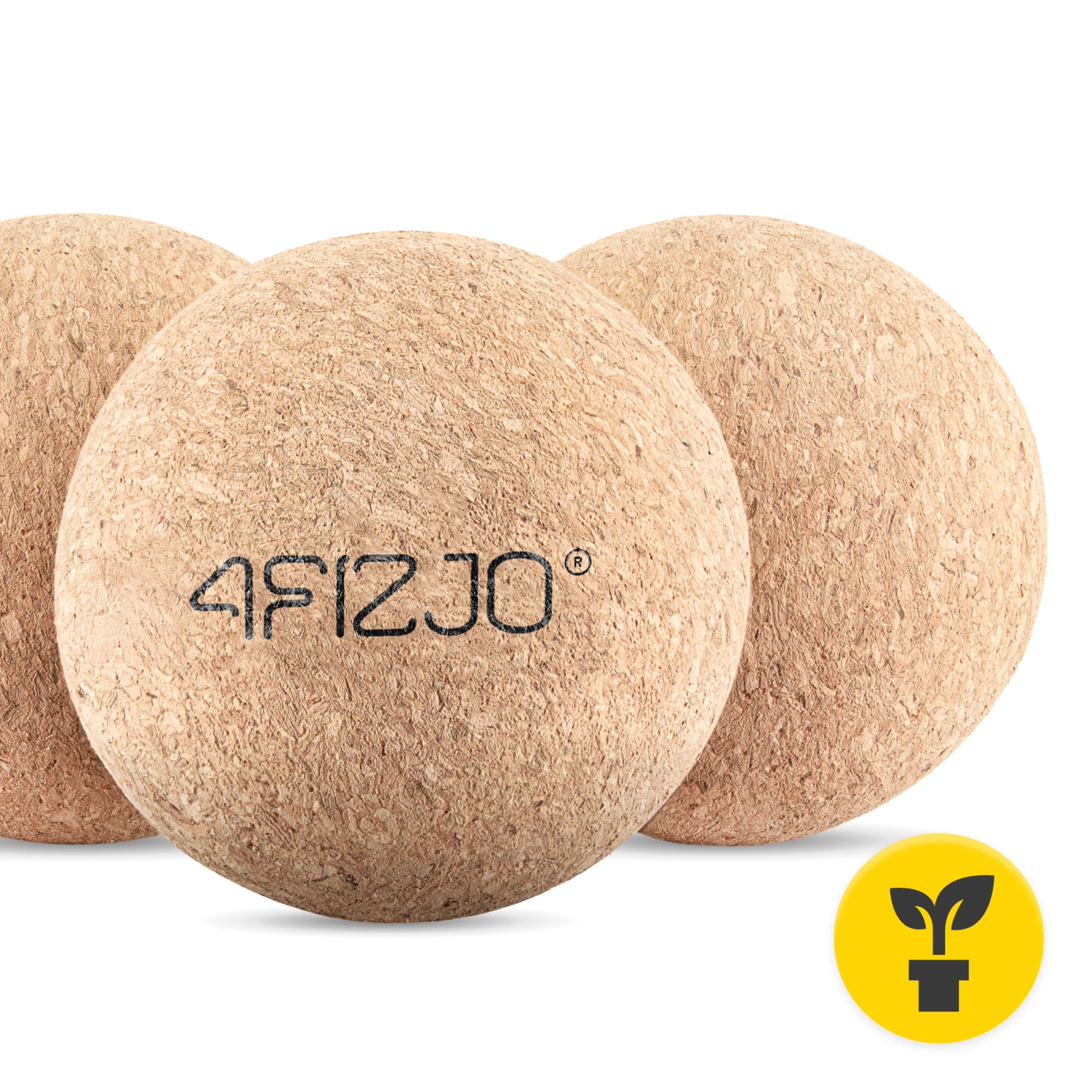 Minge de masaj din plută de 6,5 cm