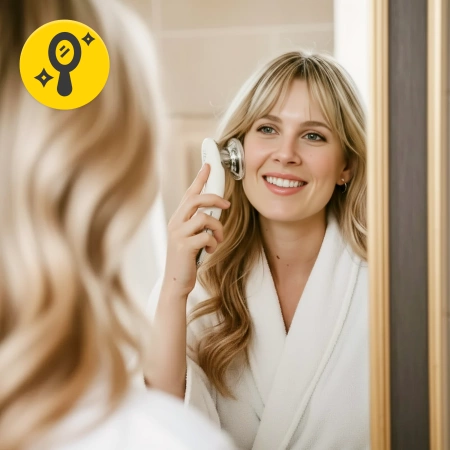 Aparat de masaj facial 5 în 1 cu mezoterapie fără ace și lifting EMS