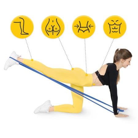 Set de 5 benzi de reabilitare FLAT BAND 2M