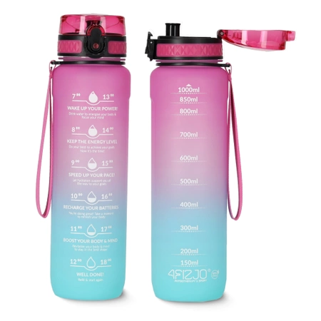 Sticlă de apă cu scală temporală 1 L