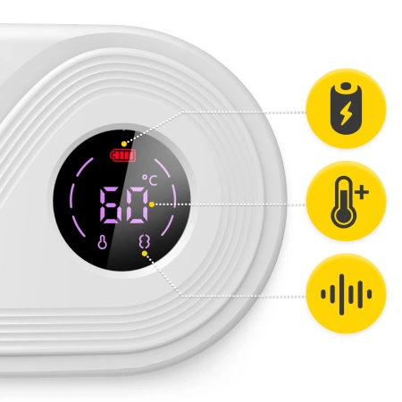 Centură menstruală încălzitoare pentru dureri menstruale – alb