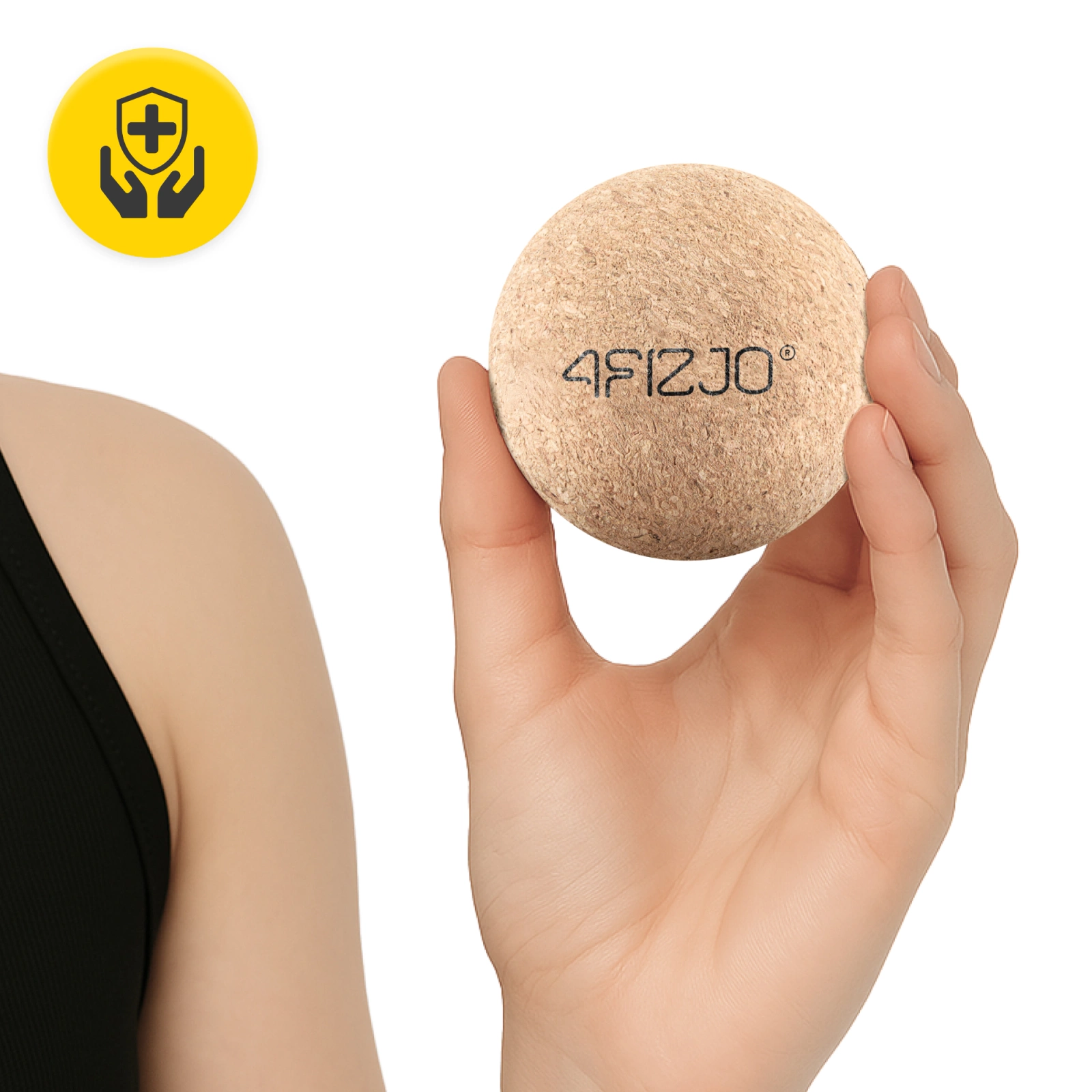 Minge de masaj din plută de 6,5 cm