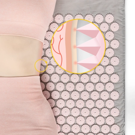 Covoraș clasică de presopunctură cu pernă