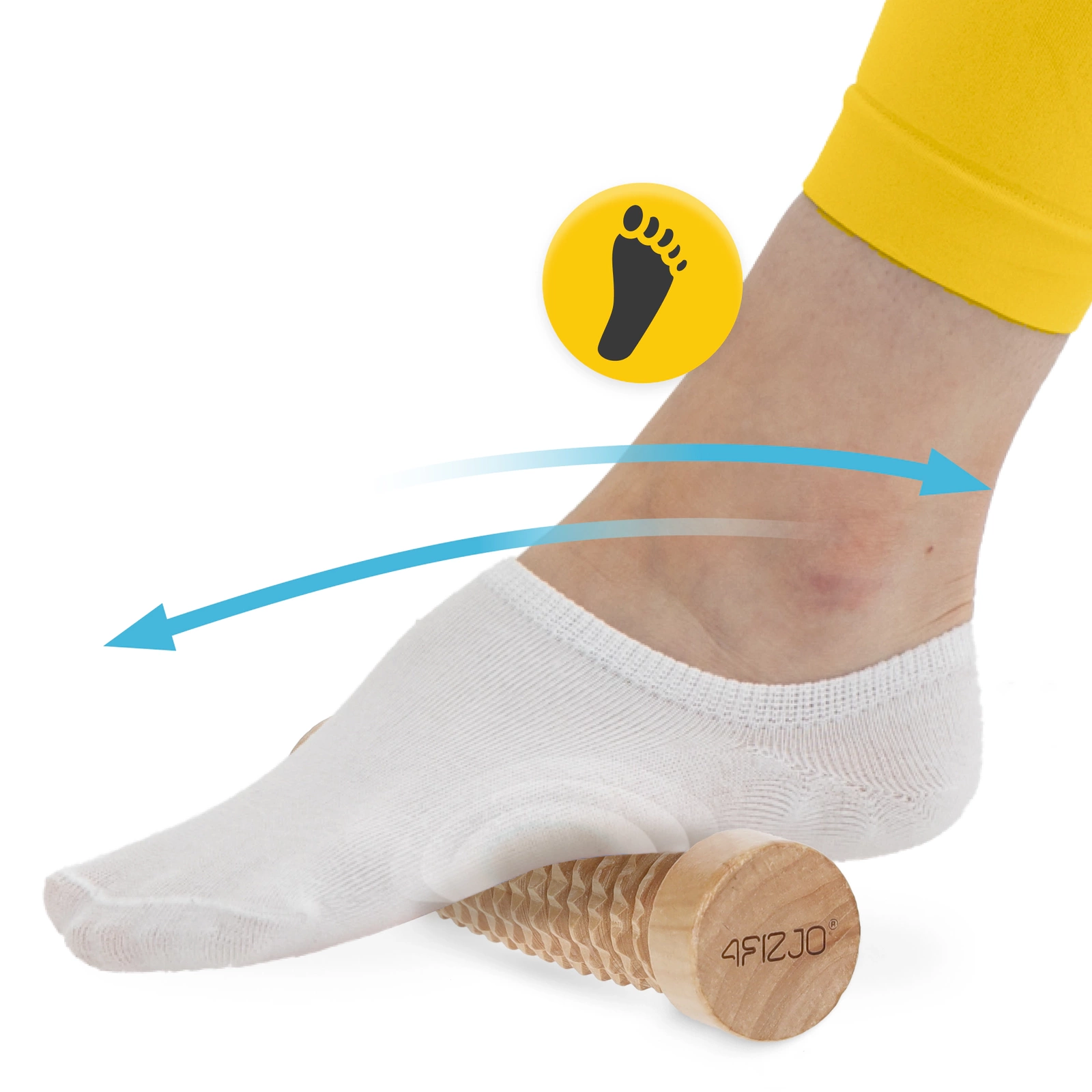 Rulou de masaj din lemn