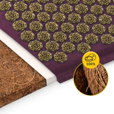 Covoraș de presopunctură ECO cu coji de hrișcă și nucă de cocos