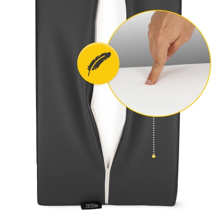 Semi-rolă de reabilitare, formă pentru masaj