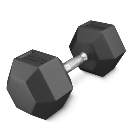 Ganteră din oțel HEX de 22,5 kg (1 Bucată)