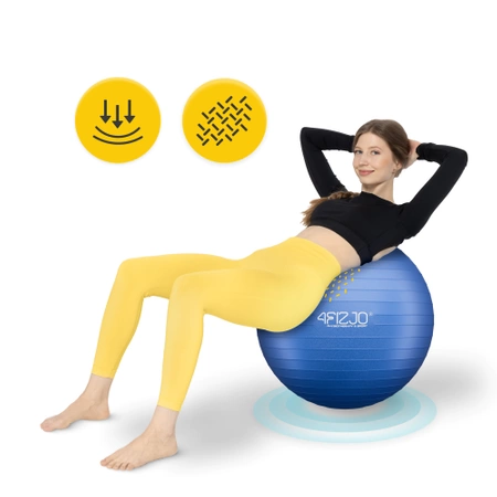 Minge gonflabilă de gimnastică pentru fitness 65 cm