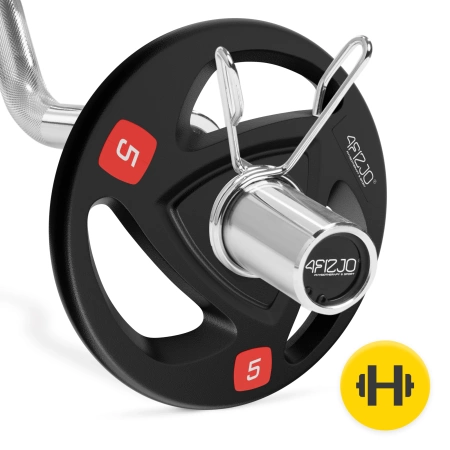 Clemă cu arc pentru halteră olimpică 50 mm 2 buc.