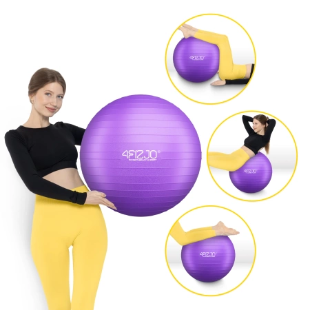 Minge gonflabilă de gimnastică pentru fitness 65 cm