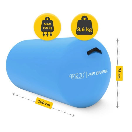 Cilindru gonflabil de gimnastică AIR BARREL 75 cm