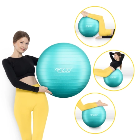 Minge gonflabilă de gimnastică pentru fitness 65 cm