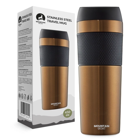 Cana termică Mountain Goat TRAVEL 450 ml maro