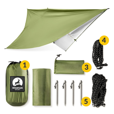 Plasă de camping turistică impermeabilă