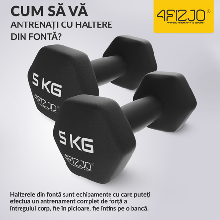 Haltere clasice 2 x 5 kg